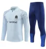 2024 Män fotbollsspårsuits Milik Payet Marseilles Survetement 23 24 Fottball Training Suit Veste Maillot de Foot Olympique Om Tracksuit Football Jogging S-2XL