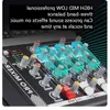 Freeshippin8/12 Channel bluetooth Sound Mixer Digital Microphone Console Professional EU DJ Karaoke KTV Stage Bluetooth Audio USB Tuner Fbdd