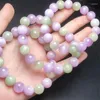 Link bransoletki naturalny Kunzite Bransoletka kryształowy kamień leczenia dla kobiet fengshui urodzinowy prezent kochanek Prezent 1PCS 11,5 mm