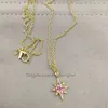 YS Star Yellow Necklace Box Dy Necklace Maritime North Chain Amulet i 18K Designer Luxury Gold