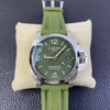 Paneraii Size Panerai Paneria Sapphire Factory Mirror Watch Designer Automatisk rörelse 44mm Cowhide Strap SLT6