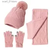 Cappelli Sciarpe Set 2023 Inverno Uomo Donna Cappello Sciarpa Gs Set Maschio Femmina Cofano Cappelli lavorati a maglia Sciarpa Set Outdoor Uomo Caldo Peluche Cs Cappello SciarpaL231111