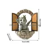 Gartendekorationen Kleiner Drache Skulptur Dekor Harz Zen Figuren Statue Ornamente für Rasen Hof Zaun Wand 220728 Drop Lieferung Hom Otv1V