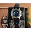 Paneraii Automatisk Panerai Luxury Paneria Designer Watch Designer Mechanical Mens Watch Mirror Movement Size 44mm 47mm gummiband Sport Armbandsur 9bz3