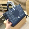 Tote Handtaschen Schultertaschen Canvas Designer Tasche Große Kapazität Damen Leder 2 Größen Clutch Geldbörse Nachricht Umhängetasche Einkaufstaschen Geldbörse