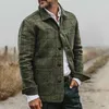 Men's Jackets Mens High Quality Vintage Check Jacket Plaid Pockets Single Breasted Retro Office Men Short Coat Casual Autumn Outerwear