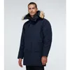 2023 Nuovo stile antivento designer uomo langford parka Piumino bianco Chaqueton tessuto canadese Cappotto esterno piumino cappotto caldo con cappuccio Taglia S-3XL