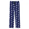 Men's Sleepwear Mens Christmas Pants Snowflake Print Xmas Pajama Holiday Pajamas For Lounging Sleeping Party Drawstring Loose Trousers