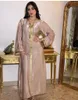 Ethnic Clothing Middle East Abaya Muslim Brim Suede Robe Night Gown Ladies Simple And Generous Dress