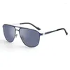 Sonnenbrille ZENOTTIC 2023 Vintage Aluminium Polarisierte Pilot Sonnenbrille Männer Fahren UV400 Anti-Glare-Linsenschirme