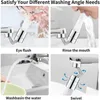 Bathroom Sink Faucets 2 Effluent Modes 720°Rotatable Universal Faucet Anti Splash Filter Bubbler Brass Spray Shower Head