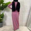 Ethnische Kleidung All-Match-Ankünfte Muslim für Frauen Hijab-Kleid Naher Osten Dubai Abaya Türkei Kaftan Islamische Femme Arabisch Vestido 230412