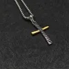 Silver Box Retro Chain Designer Fashion Luxury Pendant Halsband Cross High Gold Quality Classic Necklace Daily Match