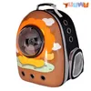 Perro mascota cápsula espacial bolsa de viaje mochila pequeña jaula para mascotas hombro transparente tienda portátil todo adecuado para perros y gatos 231110