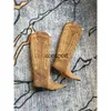 Designer klasyczny Isabel Boots Paris Marant Denvee Suede Buty Western Cowboy Cowgirl Boots Perfect Hafdery