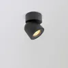 Потолочные светильники современный светодиод для гостиной черная поверхность монтируется регулируемая нижняя полоса