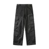 Herenbroeken Y2k Multi-pocket Pantalones Hombre Baggy Cargo voor mannen en vrouwen Streetwear Zwart Grijs Overall Oversized Casual Broek