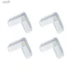 Corner Edge Cushions 4pcs/lot Anti-collision Glass Table Protection Clear Rubber Furniture Table Desk Corner Edge Cushion Guard Protector Baby CoverL231113