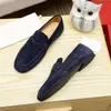 2023 Centlemen Business Party Wedden Dress Shoes Slip Slip On Flats Fashion Outdoor Men Casual Walking Casual Supomers Tamanho 38-45 Mkji00001