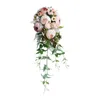 Bouquet de fleurs artificielles de mariage, décoration de fond polyvalente pour accessoires graphiques, saint-valentin, fiançailles, demoiselle d'honneur