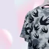 2021 Gray Swallow T Shirt Summer Men and Women Tee Tiedyed Loose Fashion Tshirts Crew Neck Cotton Overized Big Size Plus Large 4079961