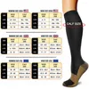 Chaussettes de sport 1 paire de compression hommes femmes en plein air mode simple en tube heureux drôle tendance nylon