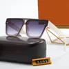 Designer marque lunettes de soleil surdimensionnées lunettes de soleil lunettes carrées cadre PC brillant simple mode hommes et femmes lunettes de soleil léger et confortable