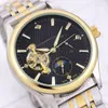 Role WristWatches for men 2023 New mens Watches 40mm tourbillon Automatic mechanical Watch Top Luxury Brand Steel Strap moon Phase men Fashion Montre de luxe one