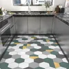 Tapijten PVC lederen tapijten Keuken Olie- en waterdicht tapijt kan worden geschrobd Groot balkontapijt Moderne badkamer Antisliptapijt W0413