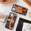 Designer Crossbody Card Wallet Phone Cases para iPhone 17 16 15 15Pro 14 13 12 11 Pro Max 14promax 13promax 14pro 14plus 13pro 12pro Bolsa de luxo L