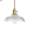 Hängslampor iwhd amerikanska land kopparbelysning fixtur sovrum middagar levande ljus loft industriell vintage lampa hanglamp luminaria