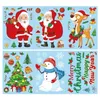 Window Stickers Adhesive Stickers 50 PcsPack Santa Graffiti Christmas Reindeer Guitar Waterproof Classic Kid Toys Cool Sticker Decals Gift 231110
