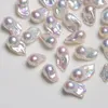 Pierres précieuses en vrac 6A, perles baroques brillantes à forte lumière, perles d'eau douce naturelles, bijoux pour bricolage, bague pendentif incrustée BHD