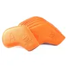 Andere golfproducten Embossing Nummer Schedel Waterdicht Synthetisch leer Golf Iron Head Covers Wiggen Headovers 10 stks/set 231113