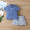 Set di abbigliamento T-shirt con stampa a maniche corte Pantaloncini per neonati Set di vestiti estivi per bambini Costume per ragazza nata per bambini 2023