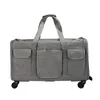 Dog Portable pet trolley case detachable universal wheels breathable folding large capacity travel bag cat 231110