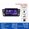 Android Video Car Player Touch Screen USB BT WIFI Mirror Link Radio Radio Player Android 2 Din for Subaru Legacy 2004-2009