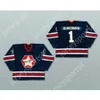 Personalizzato ED GIACOMIN NY ORIGINAL SIX OLDTIMERS HOCKEY JERSEY NUOVO Top cucito S-M-L-XL-XXL-3XL-4XL-5XL-6XL