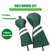 기타 골프 제품 골프 클럽 커버 3 피스 드라이버 헤드 커버 1Driver460cc 2 페어웨이 우즈 크기 회전 번호 플레이트 231113