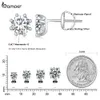 Stud 1.6 CTTW D Color VVS1 EX S925 Stud arits Round Round Cut Lab Diamond Platinum Plated Accoring for Women 231110