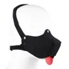 Giocattoli per adulti Neoprene Puppy Play Dog Hood Mask Bdsm Bondage Slave Pet Roleplay Party Pup Mask Muso rimovibile Coppia Flirt Sex Toy Giocattoli sexy 230413