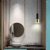 Pendant Lamps Modern Classic Home Decor Light Luxury Black Gold LED El Engineering Living Room Bedroom Kitchen Iron Small Lamp