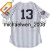 Mich28 1999 Retro 2 DEREK JETER Jersey 13 Alex Rodriguez 42 Mariano Rivera 22 Roger Clemens 46 Andy Pettitte 2001 WS Vintage Baseball Jerseys