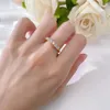 Rings Rings Vinregem Round Cut Lab التي تم إنشاؤها في Gemstone Gemstone 18K Plated 925 Sterling Silver Ring for Women Wedding Jewelry Band Gifts