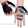 Cycling Gloves Bicycle Half Finger Silicone Anti-Slip MTB Road Bike Riding Men Women Outdoor Gym Sports