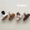 Primeiros caminhantes primeiros caminhantes 0-2y inverno meninas sapatos de bebê pelúcia engrossar moda bonito confortável quente antiderrapante sola macia infantil maomao casa