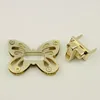 Acessórios para peças da bolsa Metal Butterfly Turn Lock Twist Flop para couro artesanato Bola de ombro Hardware Diy 230413