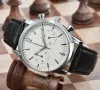 2023 Men de montre masculin classique trois mains quartz watch business fashion watch glashutte flap fur sampe sapphire miroir cadran