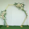 Decoração de festa líquido hexagon arco de casamento de pano de ferro de fundo de fundo de flor de balão decoração de aniversário