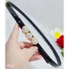 Fashion Designer Belt Women Genuine Leather Pearl Buckle Belt Lady Dress Skirt Coat Fine Belts Net Red Thin Waistband Chain Decorative Width 1.5Cm